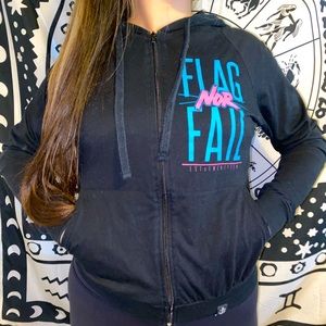 Flag nor Fail women’s workout hoodie